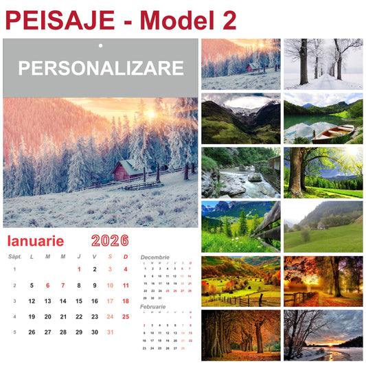 Calendar de Perete - tematica Peisaje