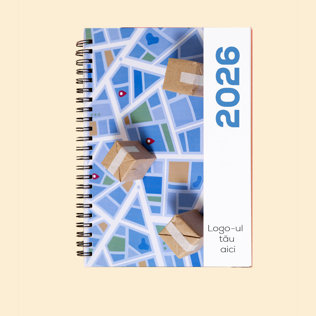 Agende cu spira - optional personalizate