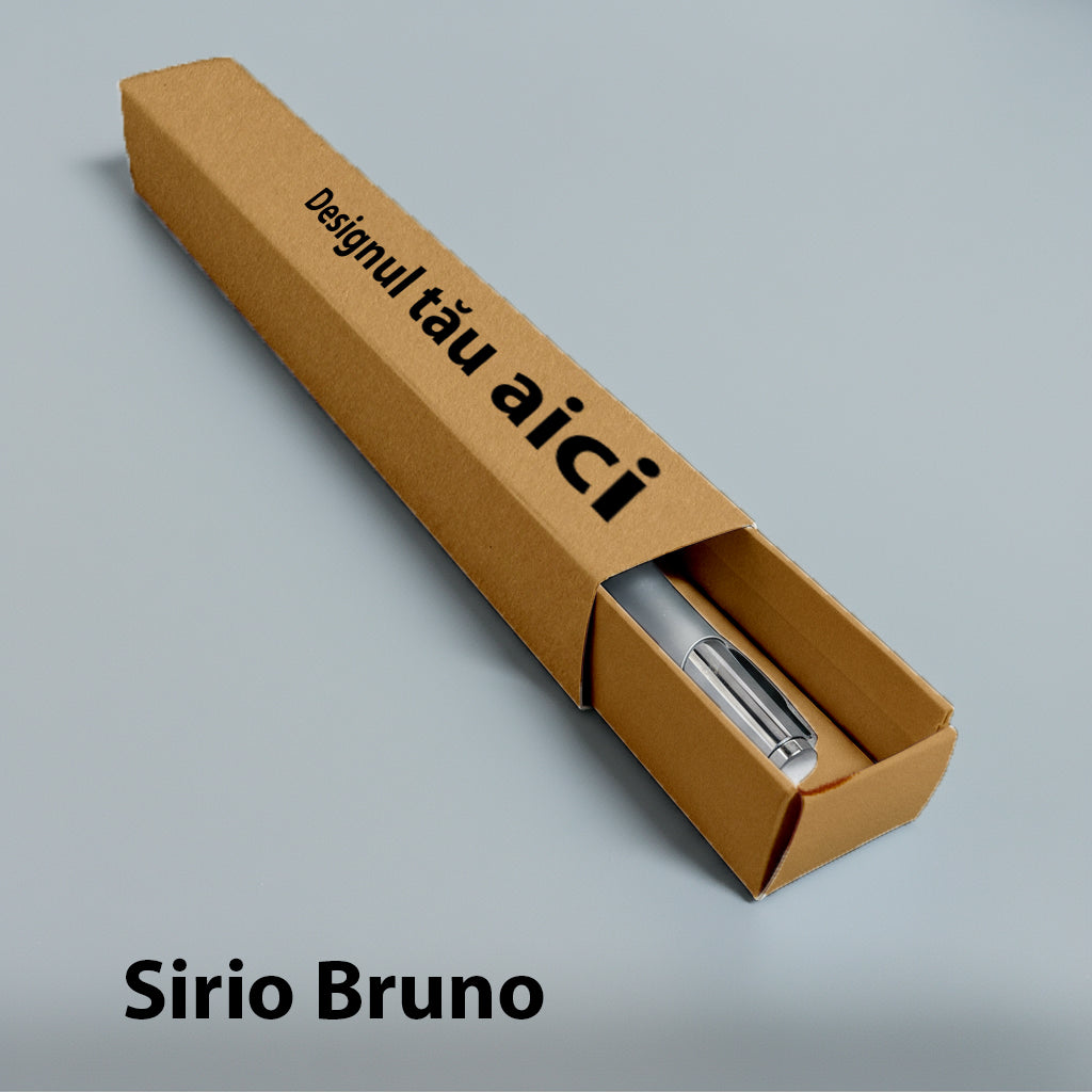 Pix metalic personalizat cu etui din carton