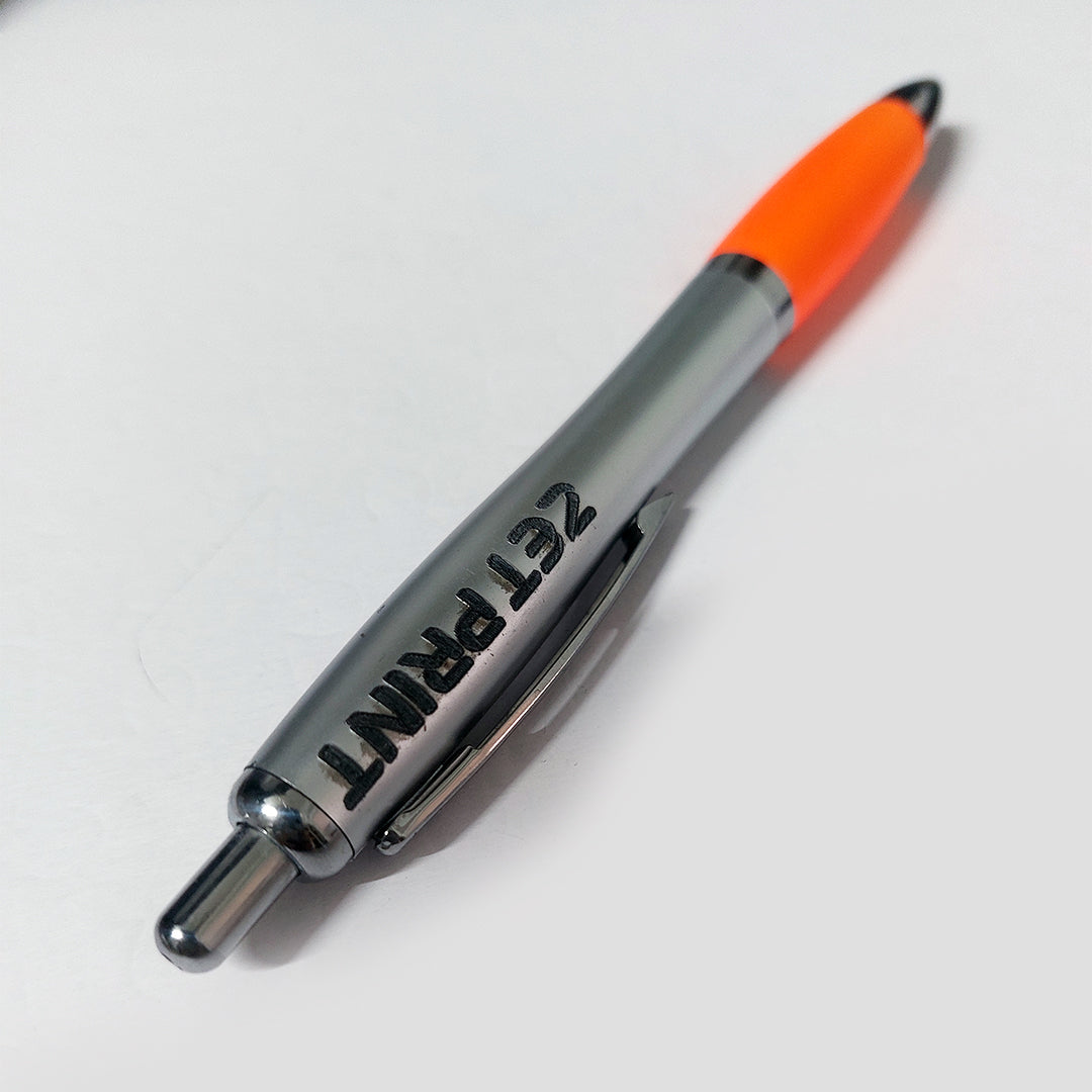 Pixuri Plastic + Metal personalizate - set de 100 buc