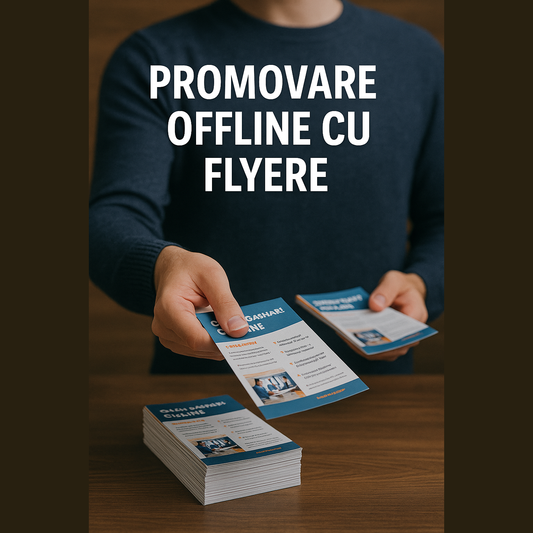 Promovare offline prin materiale tiparite