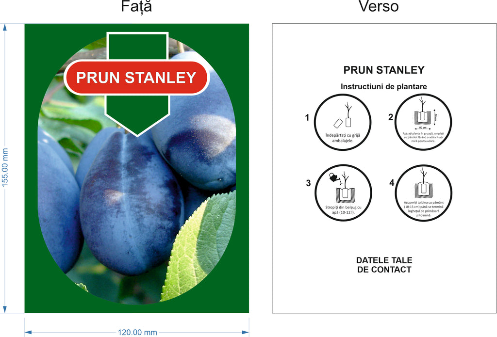 Etichete pomi - format mare