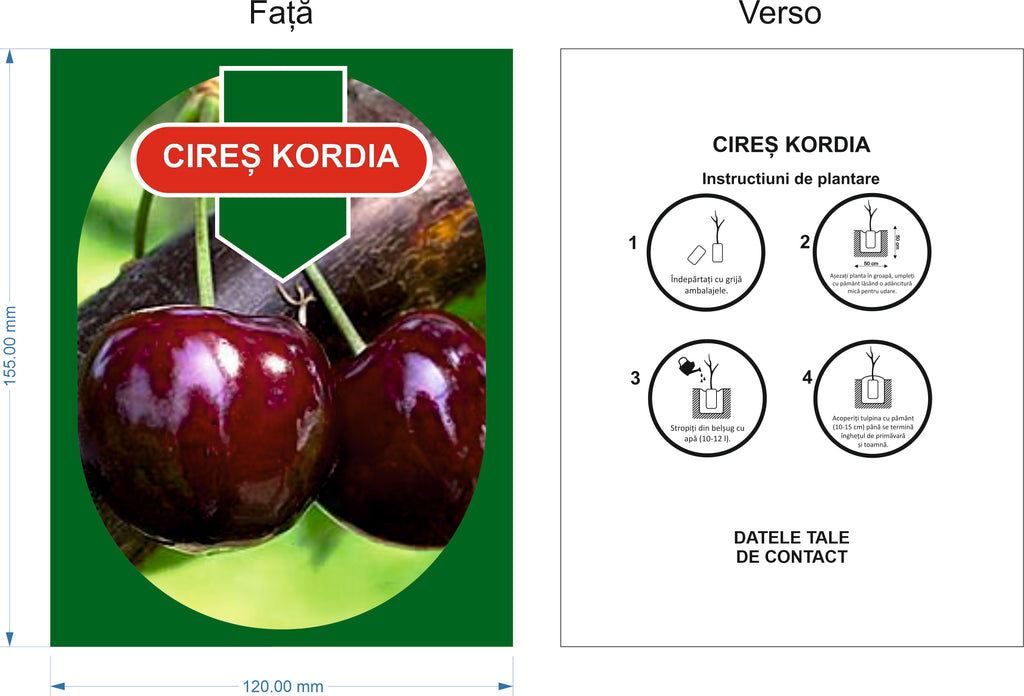 Etichete pomi - format mare