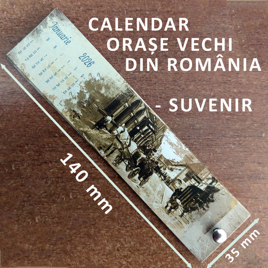 Calendar Orase Vechi din Romania Suvenir