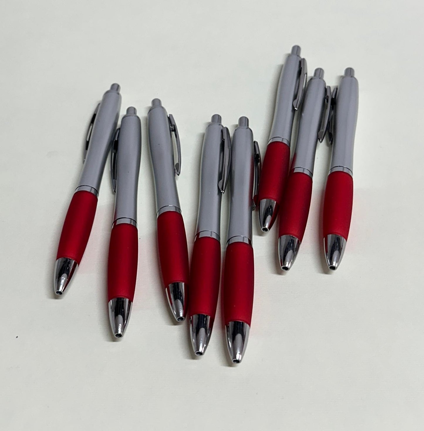 Pixuri Plastic + Metal personalizate - set de 100 buc