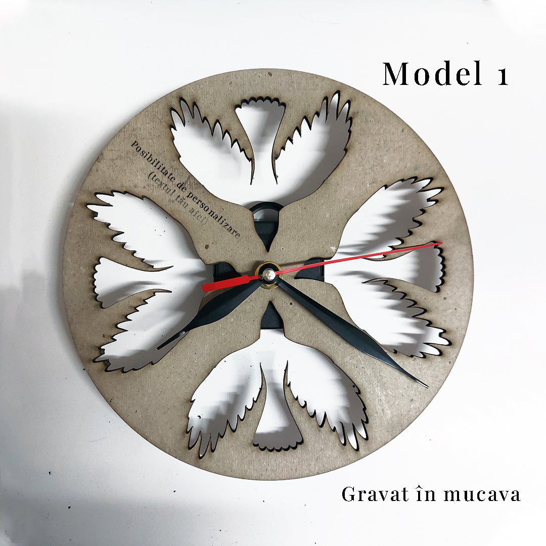 Ceas de perete personalizat