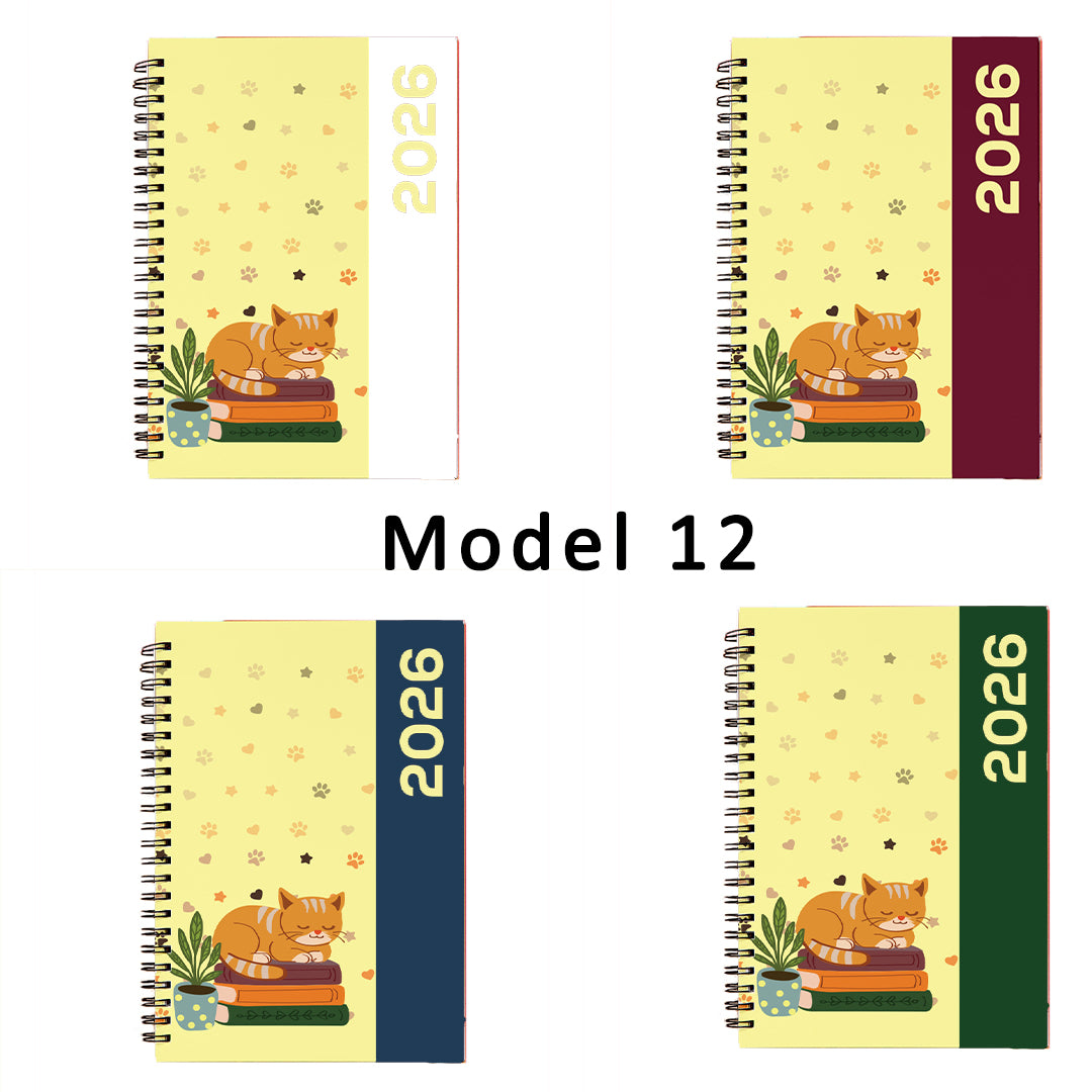 Agende cu spira - optional personalizate