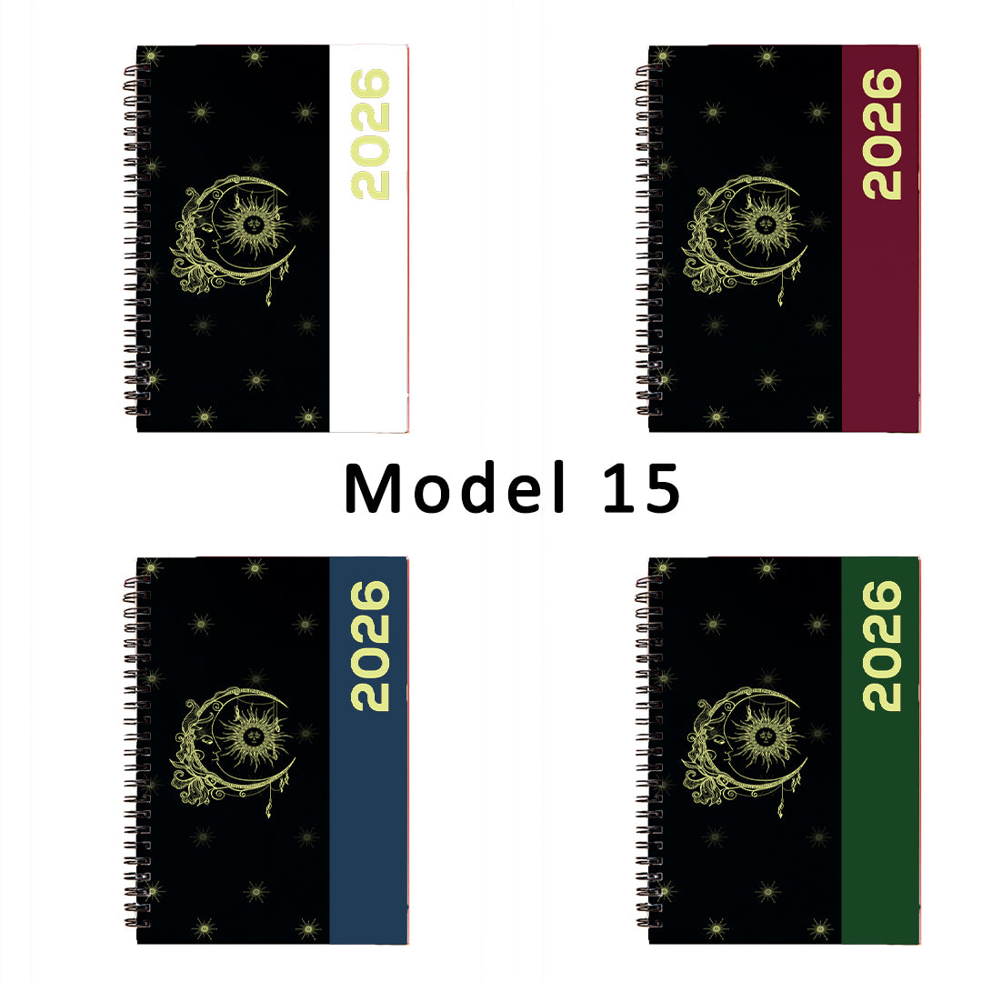 Agende cu spira - optional personalizate