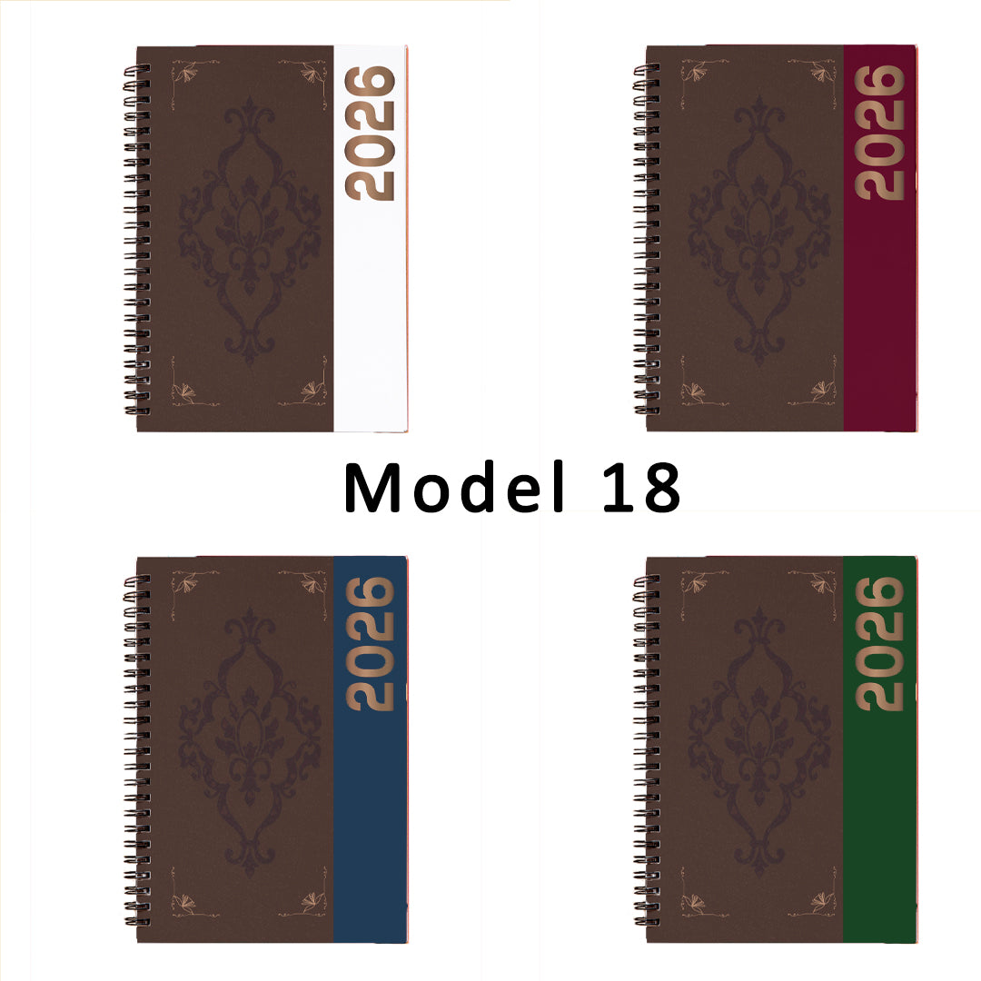 Agende cu spira - optional personalizate