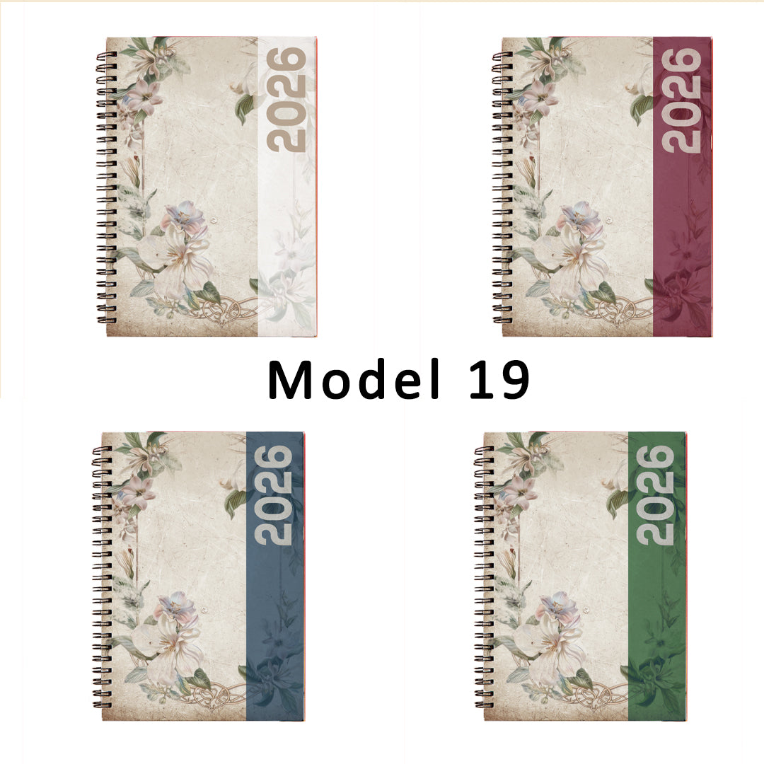 Agende cu spira - optional personalizate