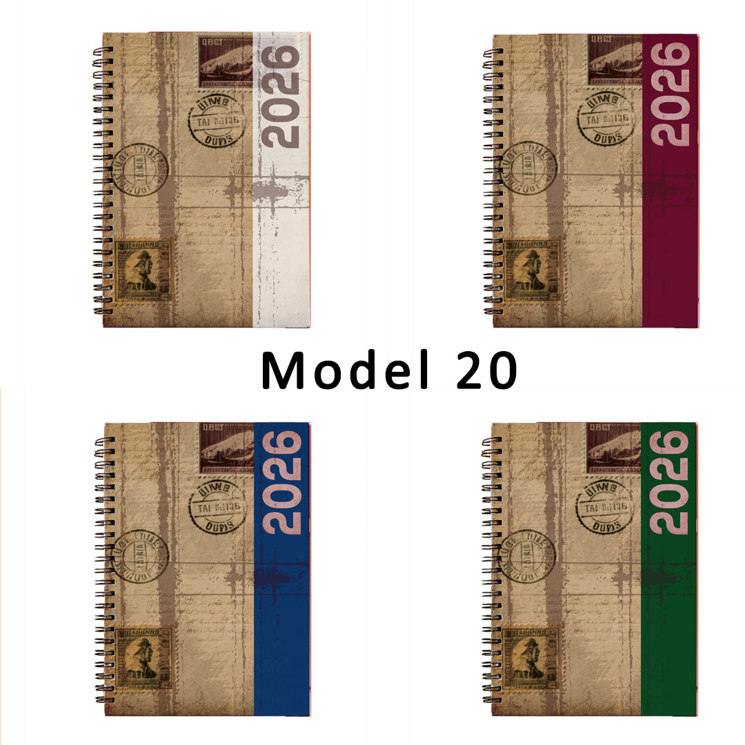 Agende cu spira - optional personalizate