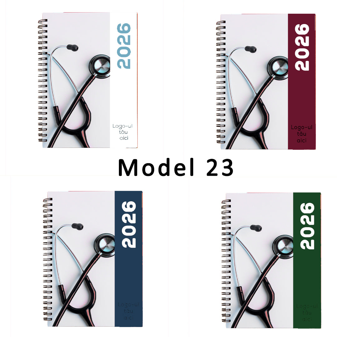 Agende cu spira - optional personalizate