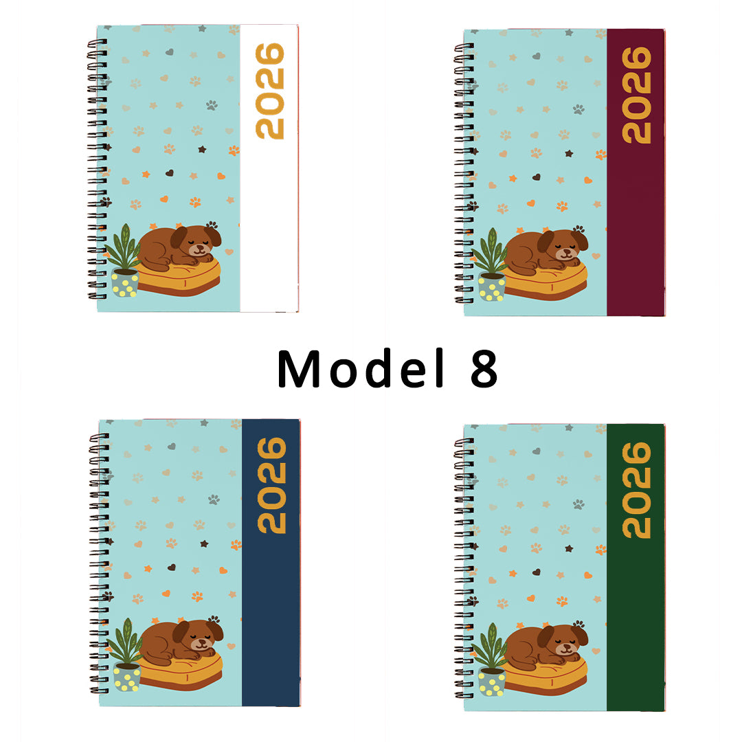 Agende cu spira - optional personalizate