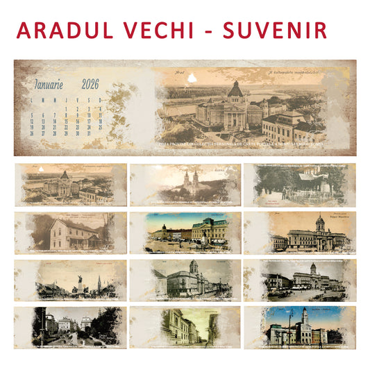 Calendar Orase Vechi din Romania Suvenir