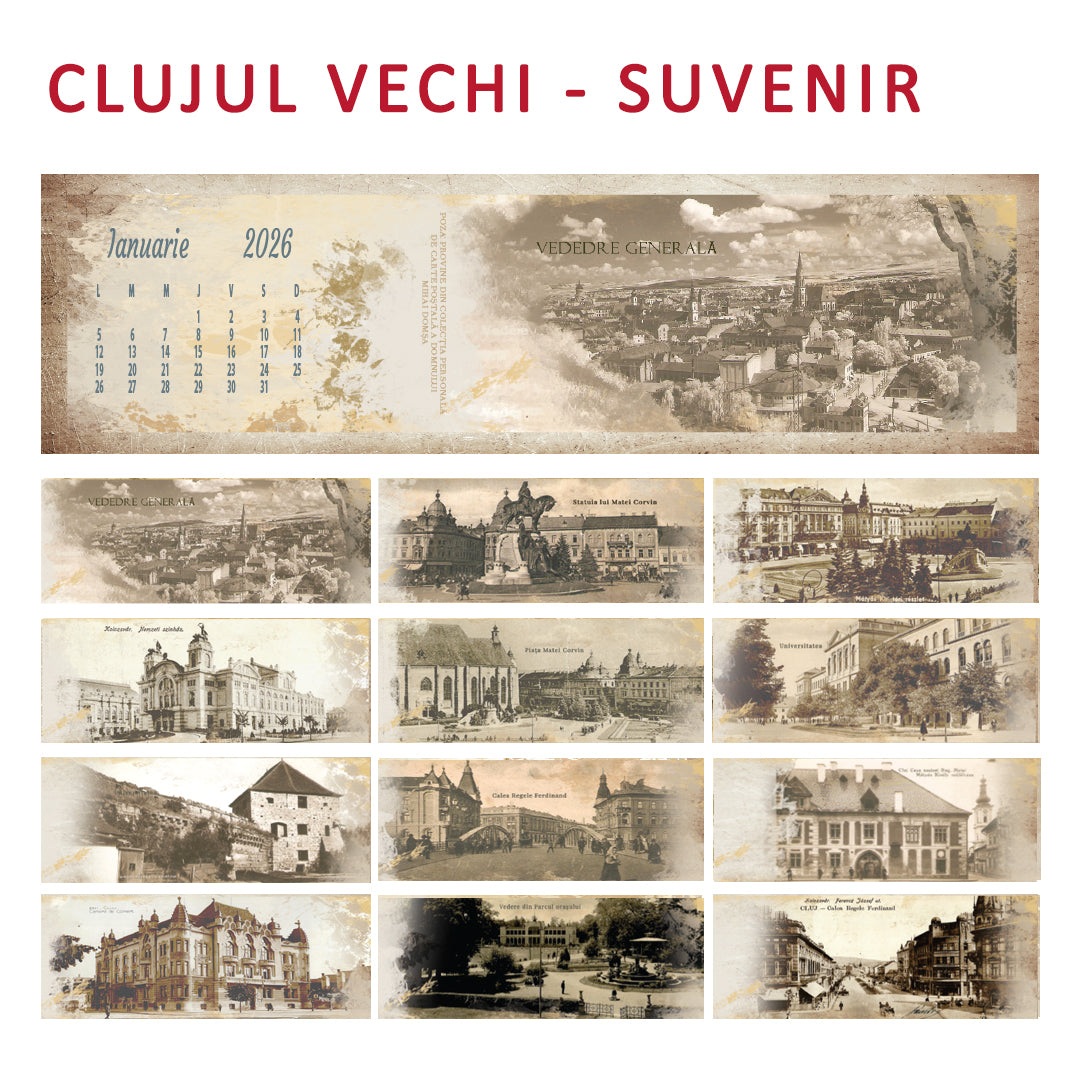 Calendar Orase Vechi din Romania Suvenir