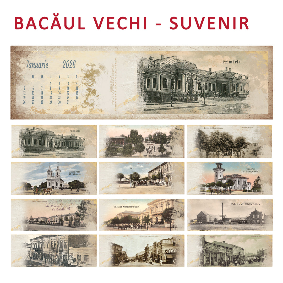 Calendar Orase Vechi din Romania Suvenir