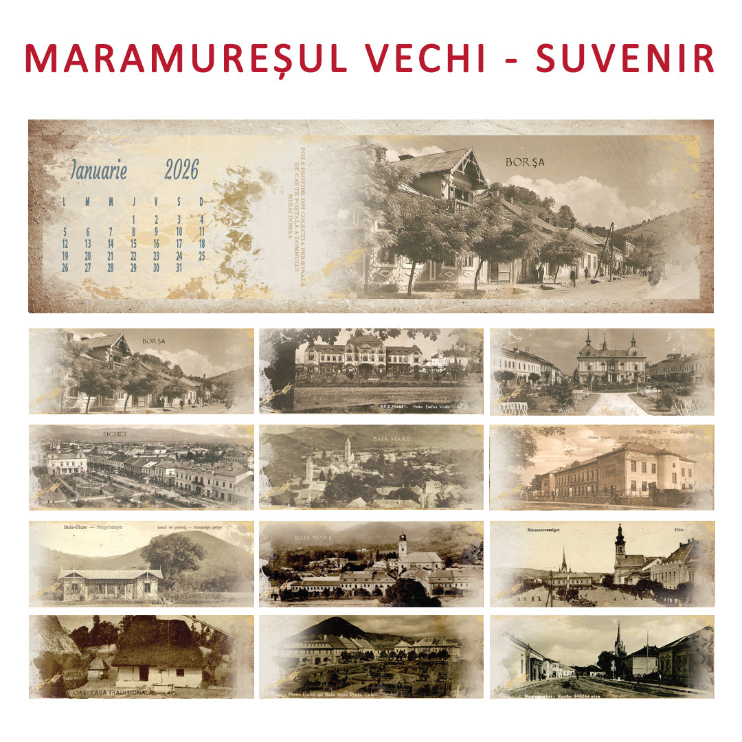 Calendar Orase Vechi din Romania Suvenir