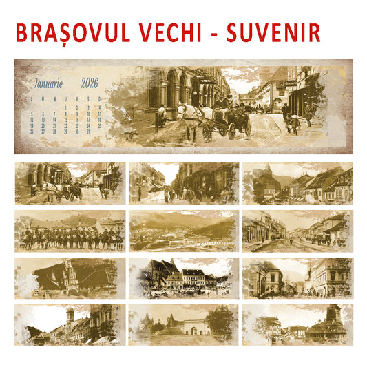 Calendar Orase Vechi din Romania Suvenir